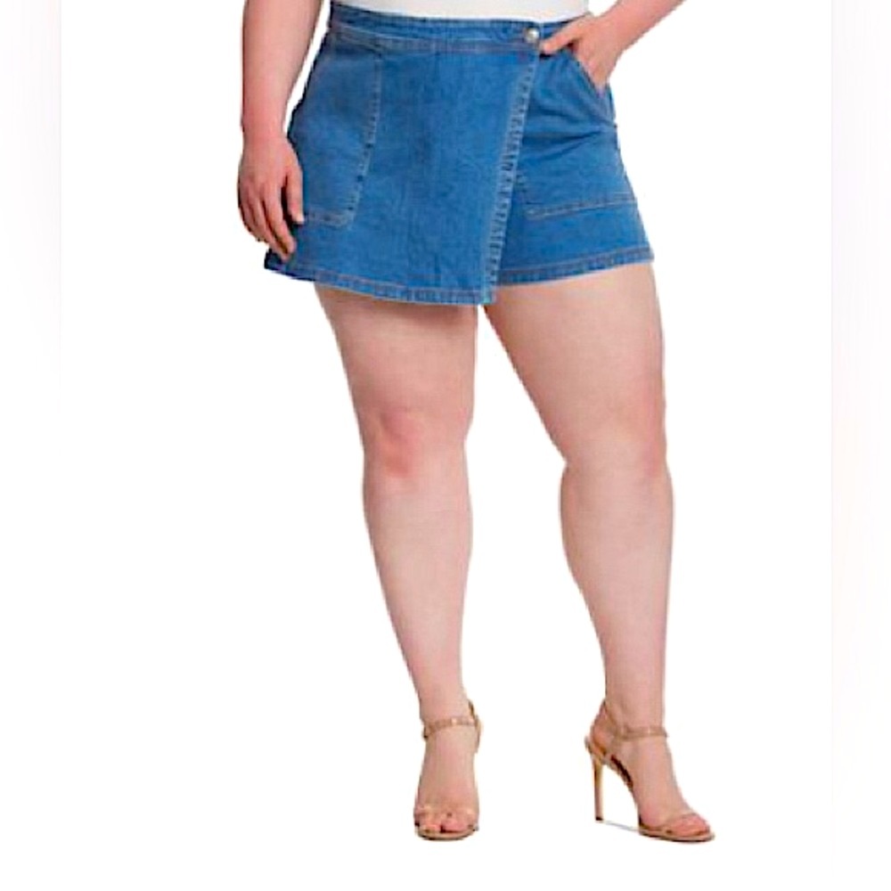 Jessica Simpson Denim Skort, Size 20W - NWT
